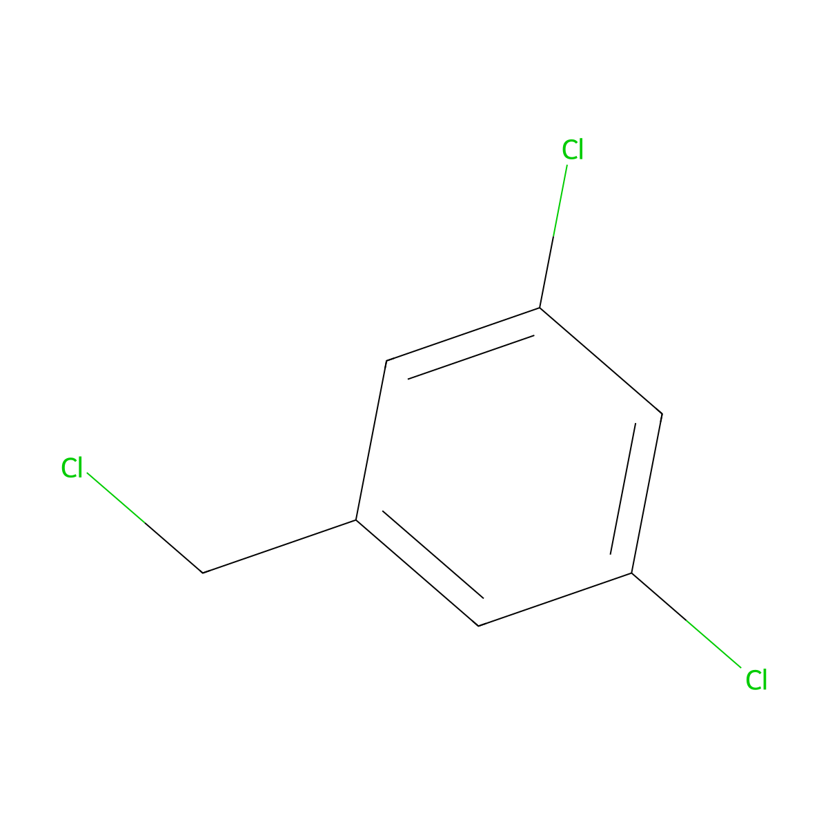 3,5-Dichlorobenzyl chloride molecular structure, CAS 3290-06-0