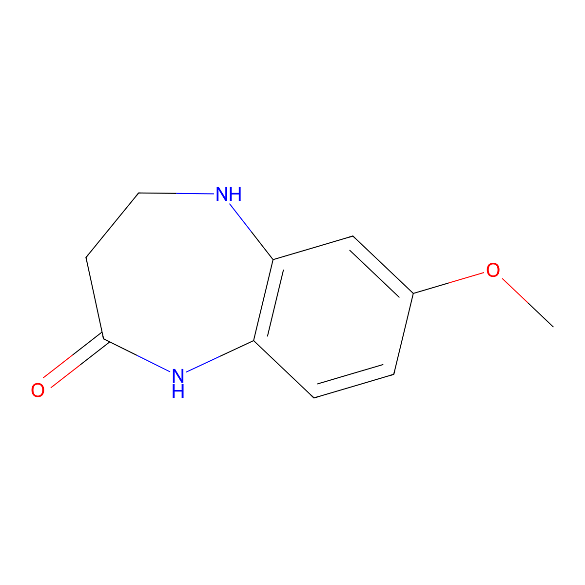7-methoxy-4,5-dihydro-1H-benzo[b][1,4]diazepin-2(3H)-one molecular structure, CAS 32900-19-9