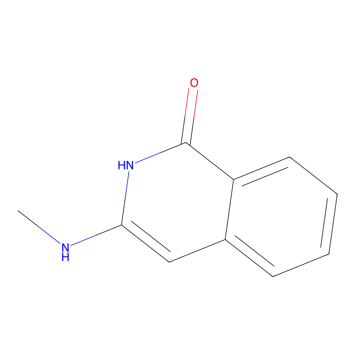 3-(Methylamino)-1,2-dihydroisoquinolin-1-one molecular structure, CAS 32901-19-2