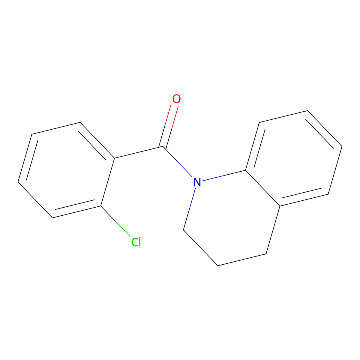 1-(2-Chlorobenzoyl)-1,2,3,4-tetrahydroquinoline molecular structure, CAS 329058-15-3