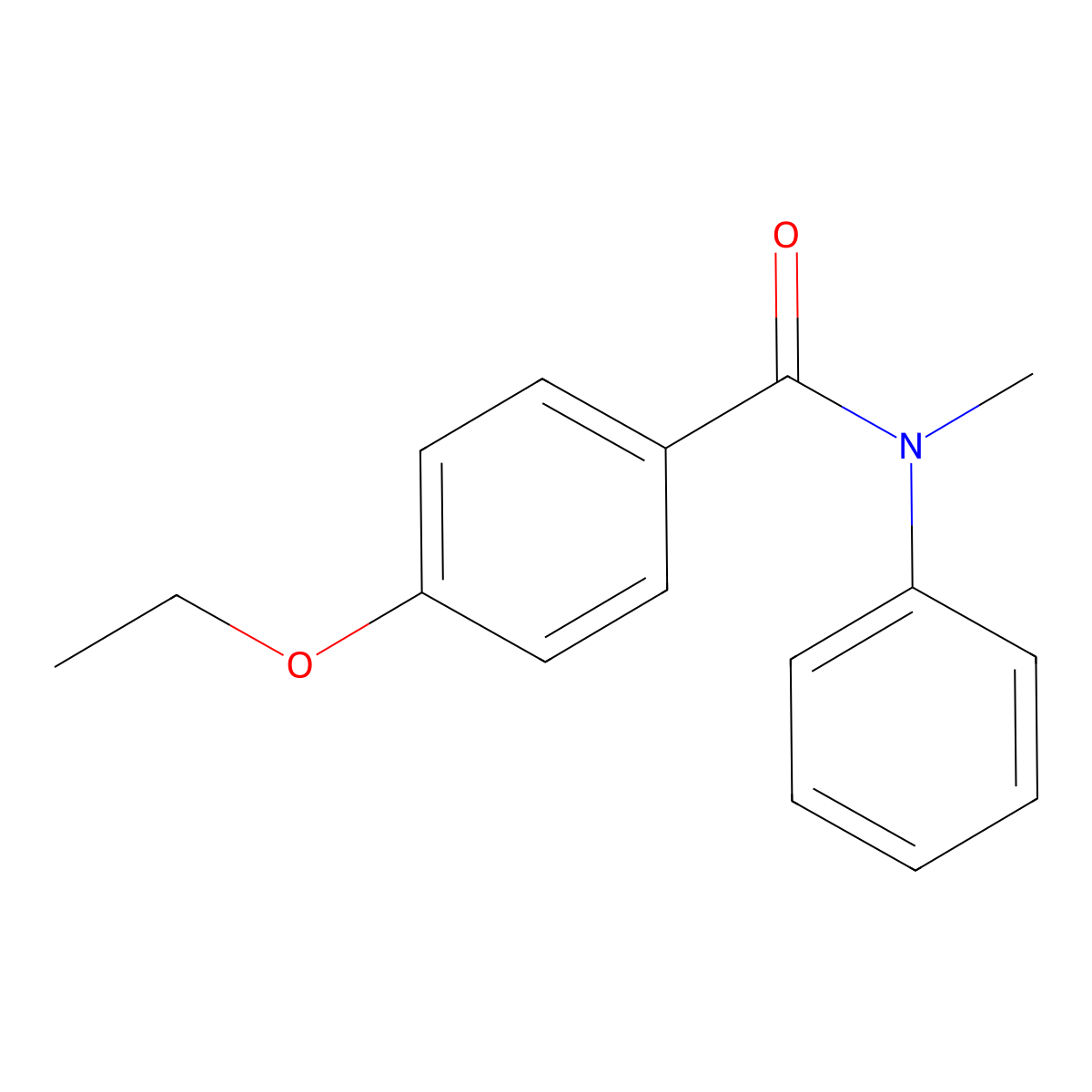 4-ethoxy-N-methyl-N-phenylbenzamide molecular structure, CAS 329059-52-1