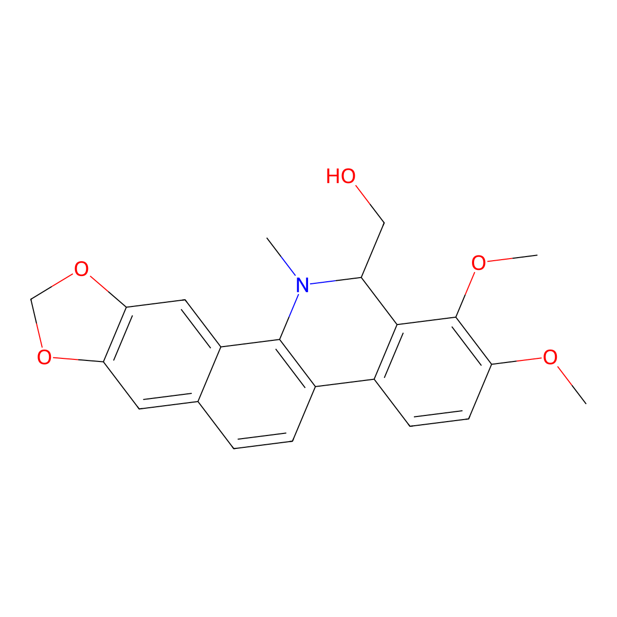 Bocconoline molecular structure, CAS 32906-88-0