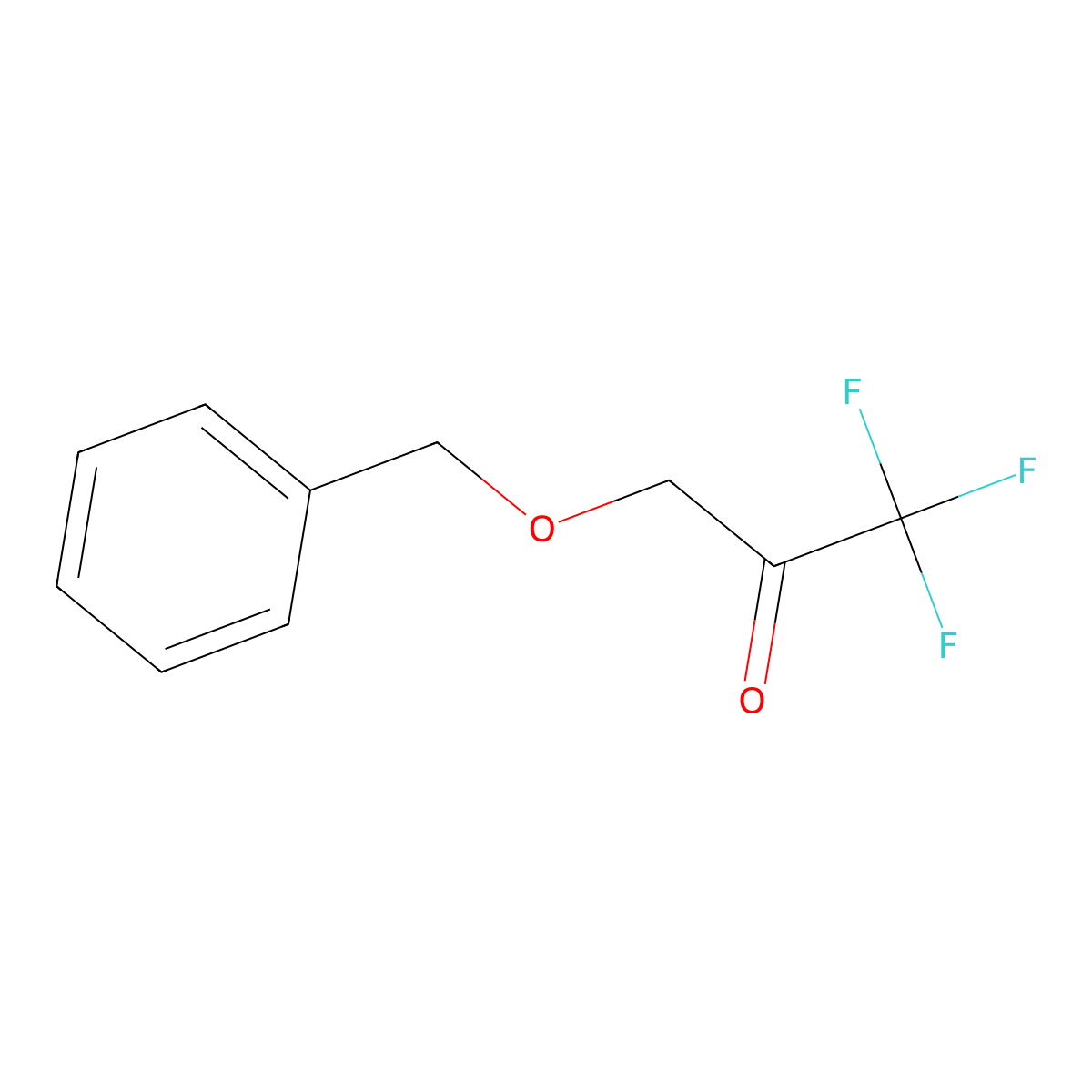 2-Propanone, 1,1,1-trifluoro-3-(phenylmethoxy)- molecular structure, CAS 329065-59-0