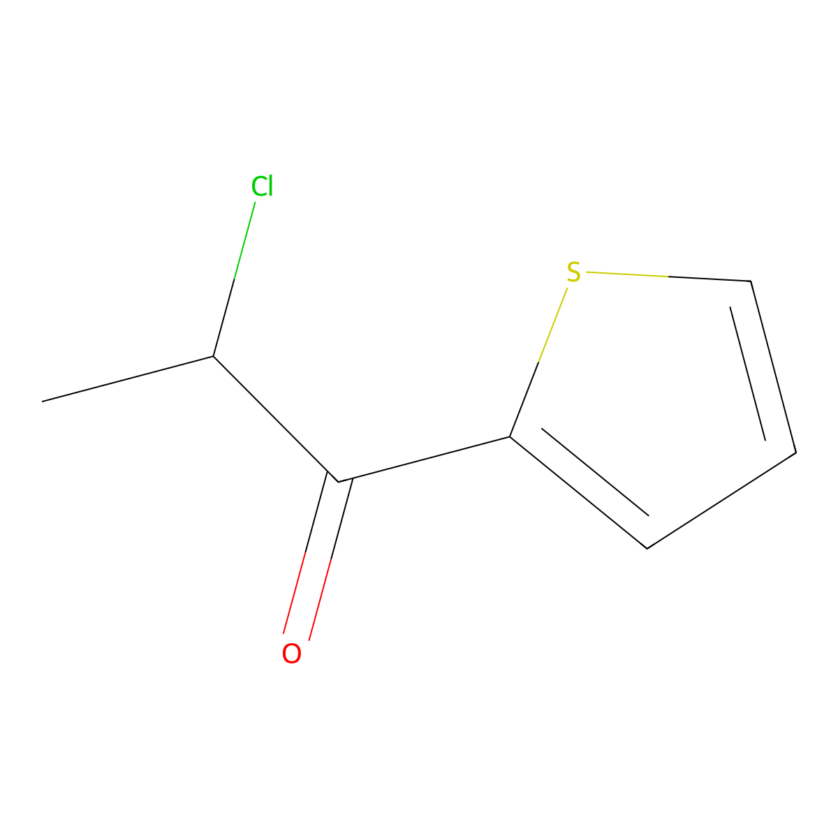 1-Propanone, 2-chloro-1-(2-thienyl)-(9CI) molecular structure, CAS 329076-92-8