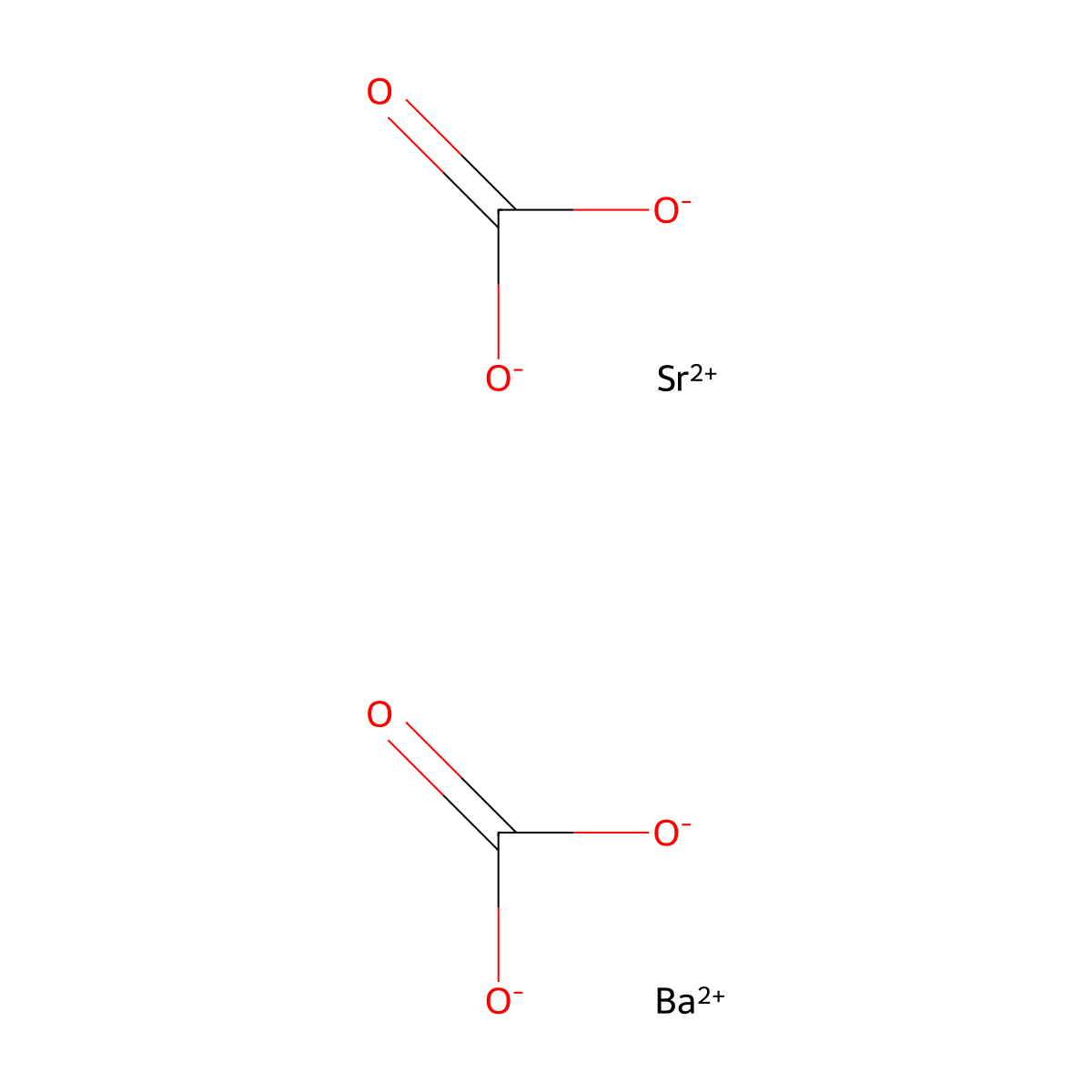 Carbonic acid, barium strontium salt (1:?:?) molecular structure, CAS 32915-78-9