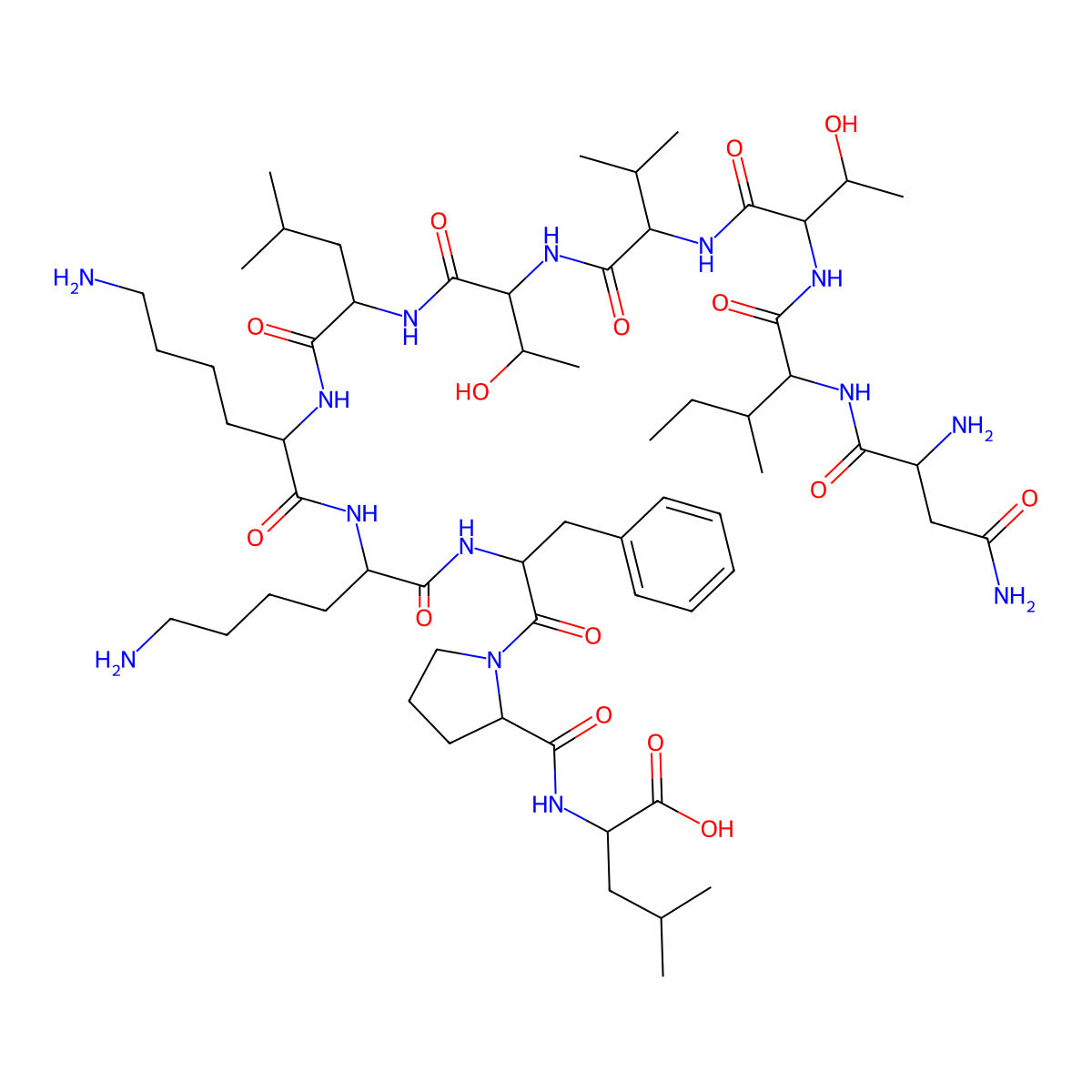 H-Asn-Ile-Thr-Val-Thr-Leu-Lys-Lys-Phe-Pro-Leu-OH molecular structure, CAS 329189-44-8