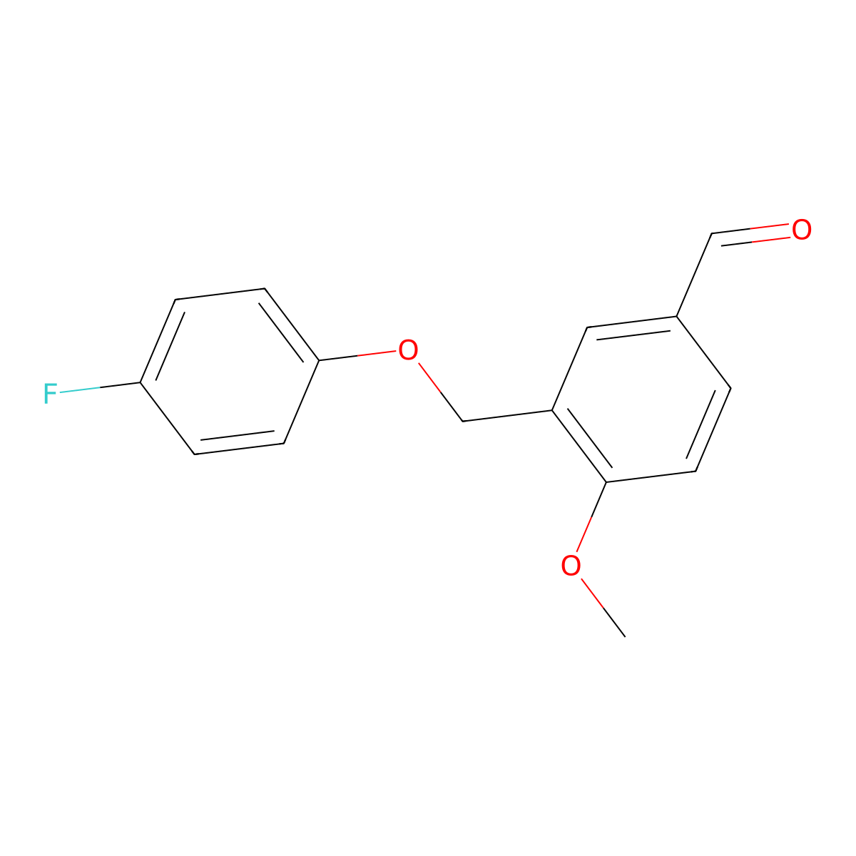 3-[(4-Fluorophenoxy)methyl]-4-methoxybenzaldehyde molecular structure, CAS 329222-88-0