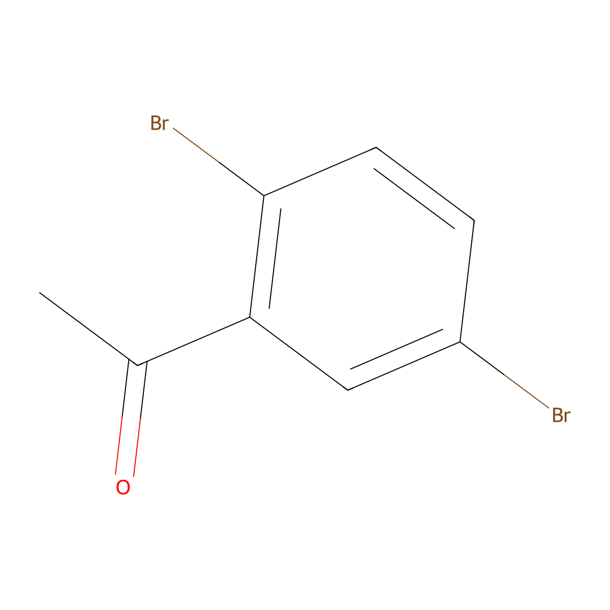 1-(2,5-Dibromophenyl)ethan-1-one molecular structure, CAS 32937-55-6