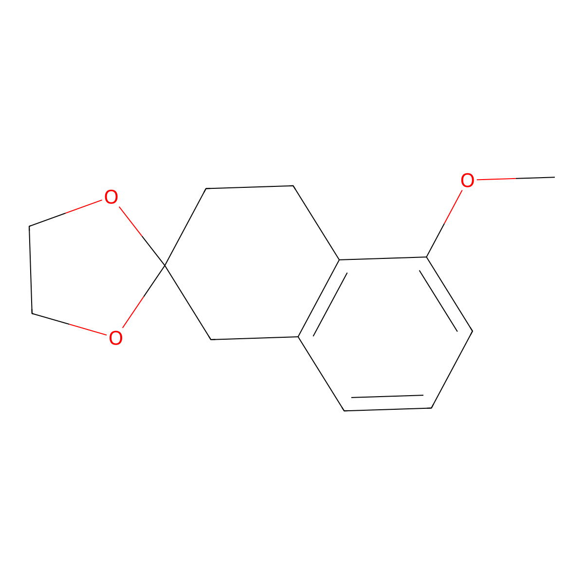 5-Methoxy-3,4-dihydro-1H-spiro[naphthalene-2,2'-[1,3]dioxolane] molecular structure, CAS 32940-19-5