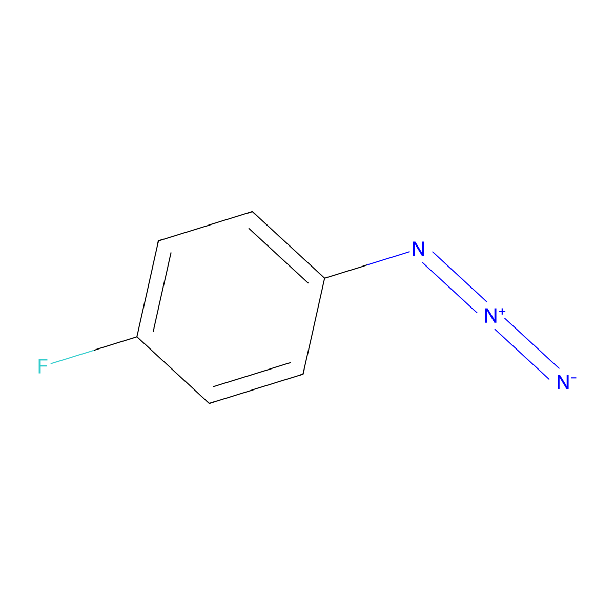 1-Azido-4-fluorobenzene molecular structure, CAS 3296-02-4