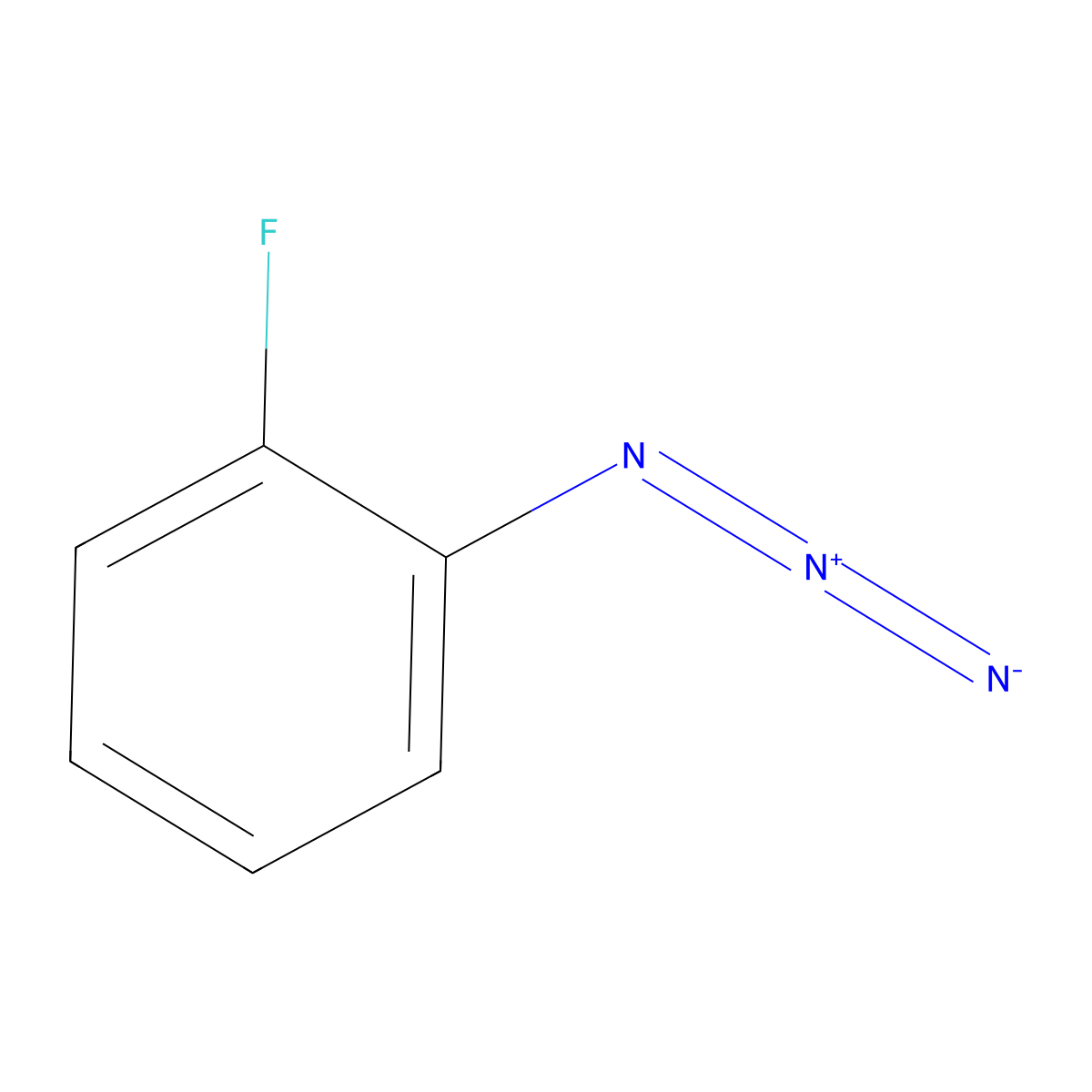 1-Azido-2-fluorobenzene molecular structure, CAS 3296-04-6