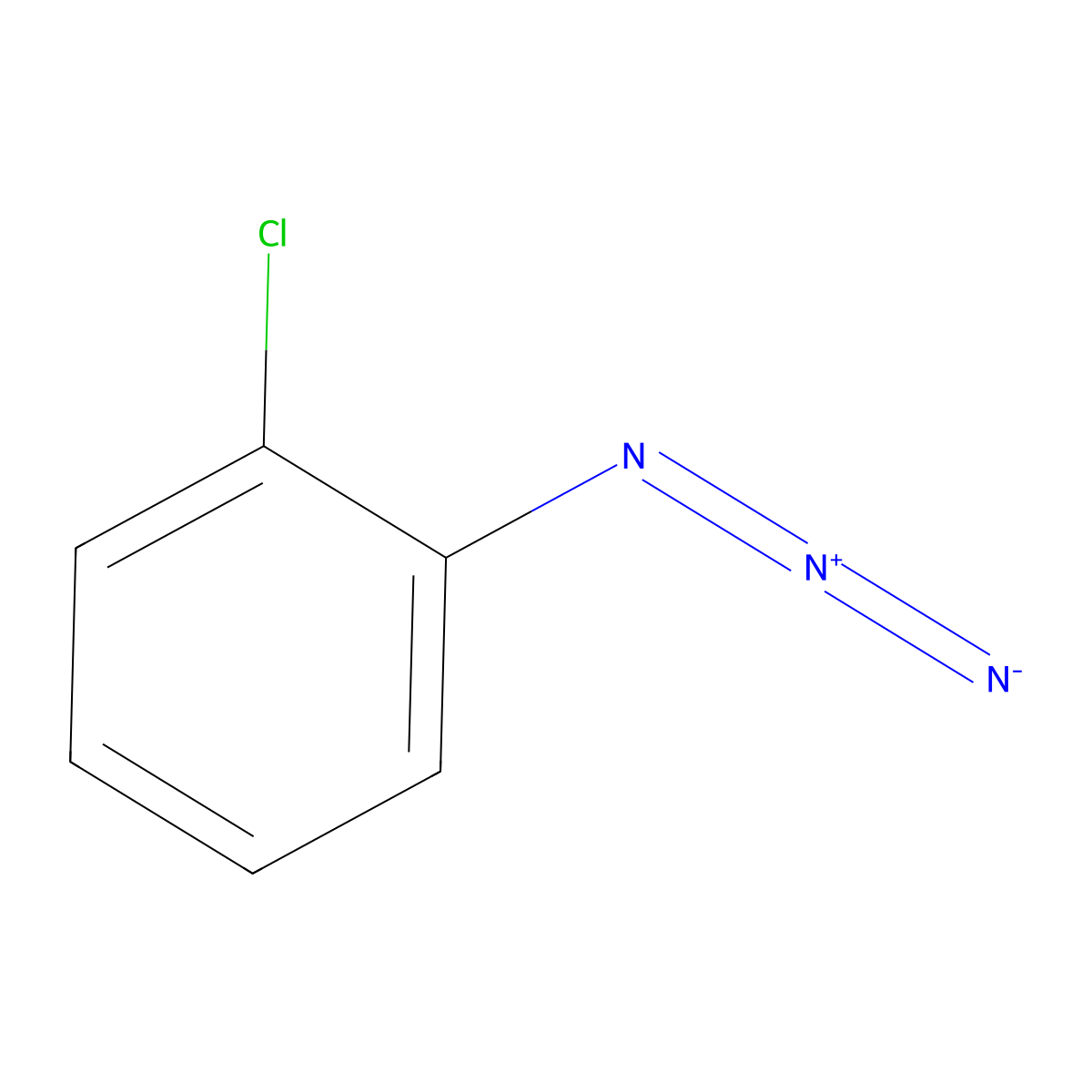 1-Azido-2-chlorobenzene molecular structure, CAS 3296-07-9