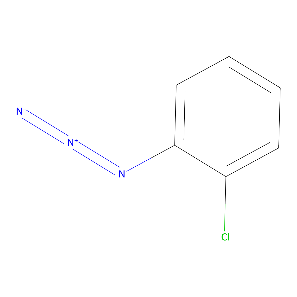 1-Azido-2-chlorobenzene molecular structure, CAS 3296-07-9