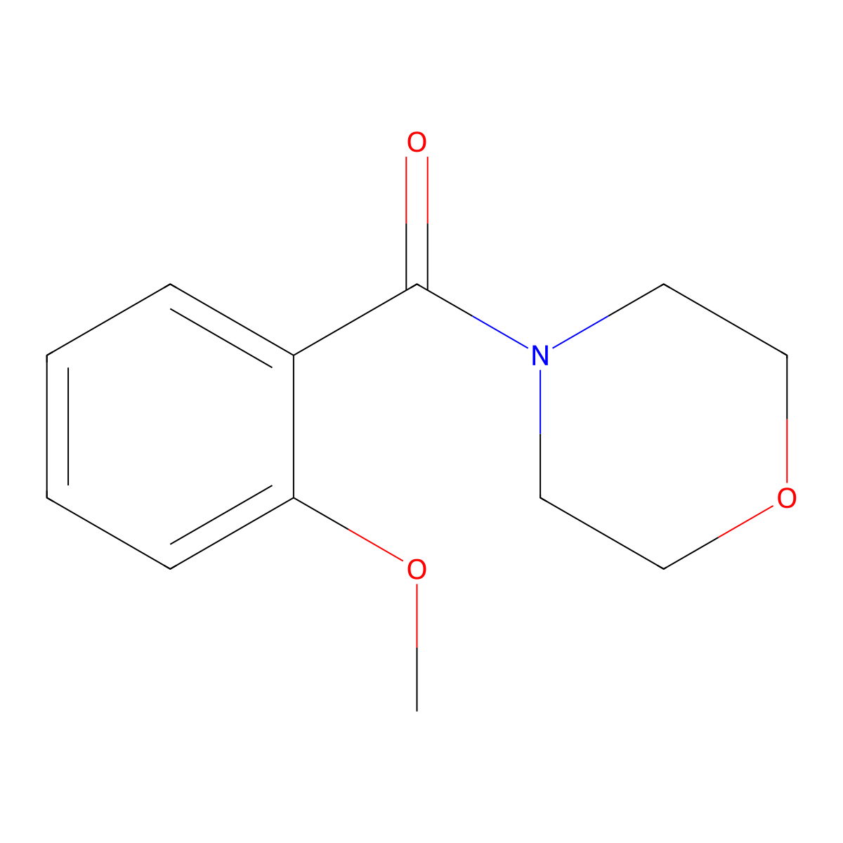 (2-Methoxyphenyl)(morpholin-4-yl)methanone molecular structure, CAS 329694-37-3