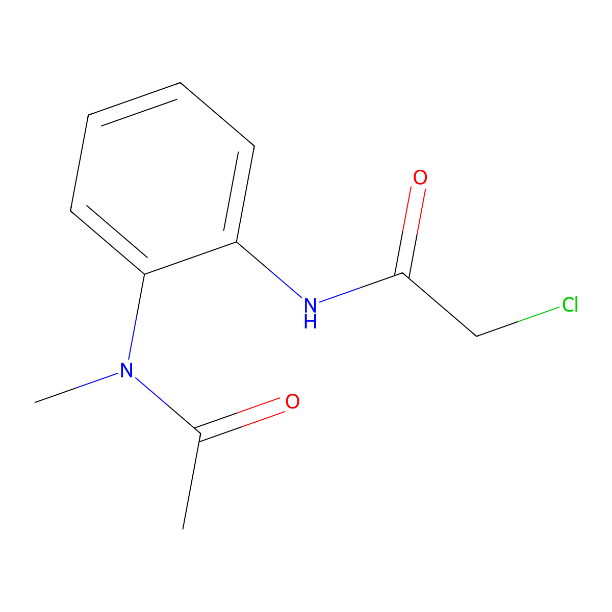 N-{2-[acetyl(methyl)amino]phenyl}-2-chloroacetamide molecular structure, CAS 329695-68-3