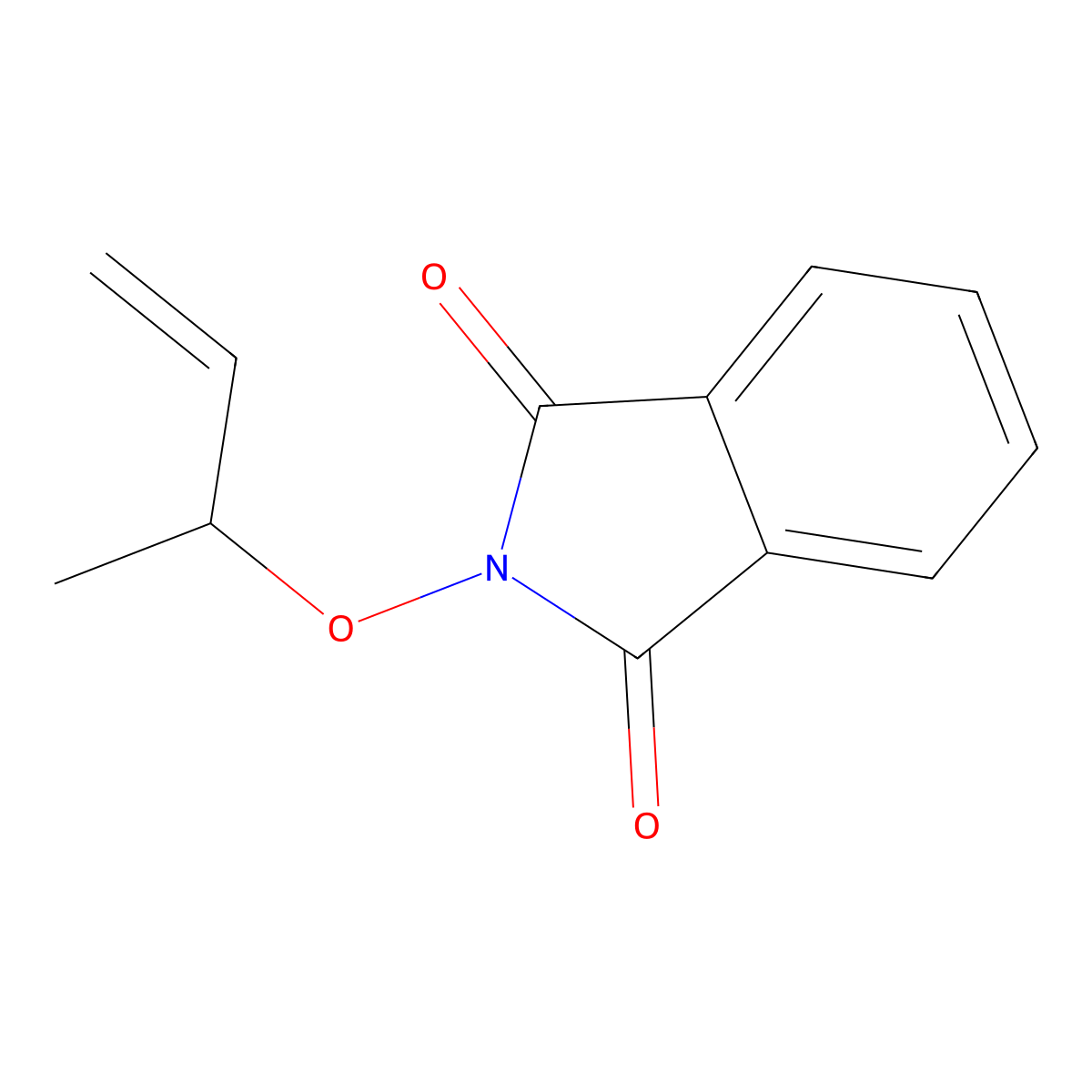 2-[(1-methyl-2-propenyl)oxy]-1H-isoindole-1,3(2H)-dione molecular structure, CAS 329698-13-7