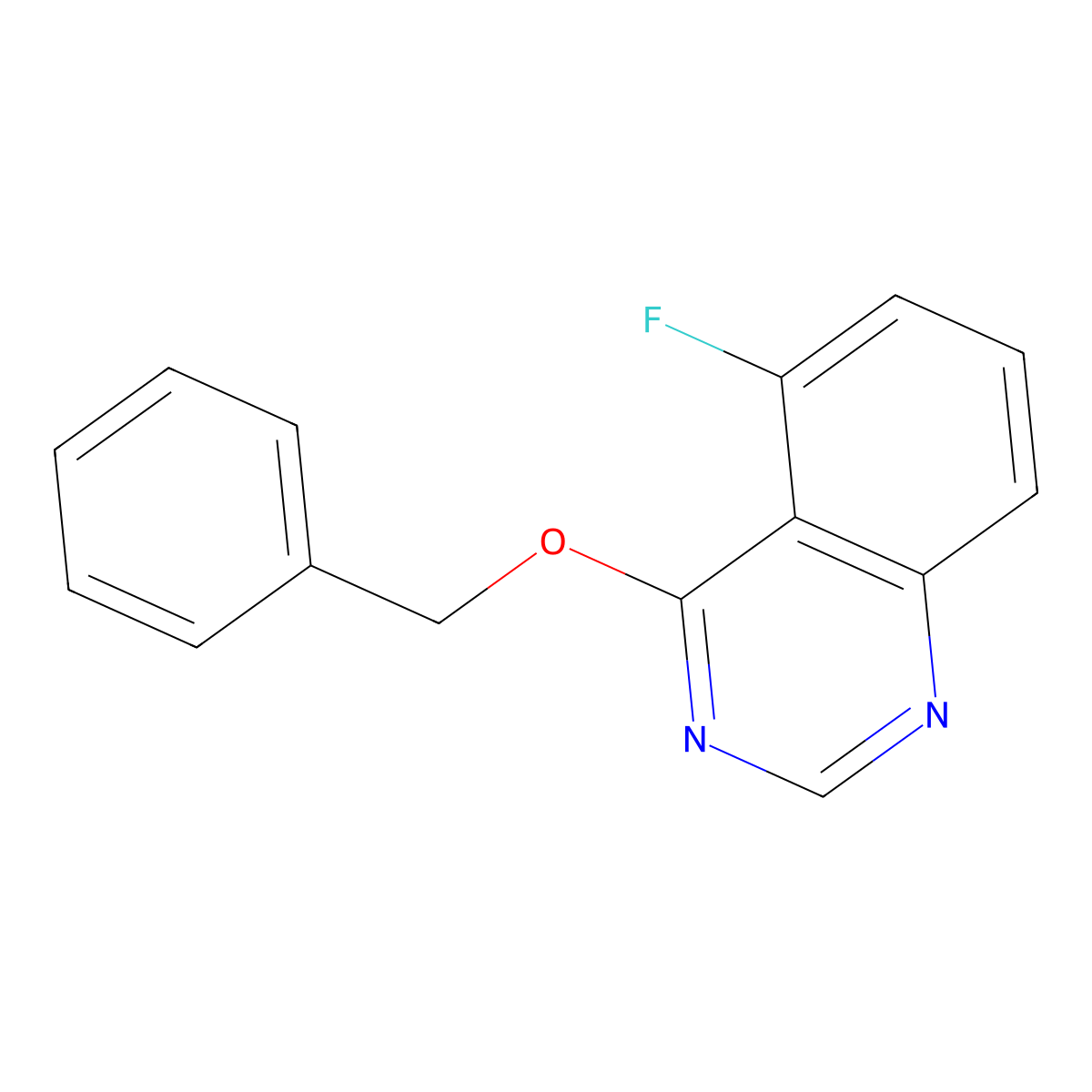 4-(Benzyloxy)-5-fluoroquinazoline molecular structure, CAS 329699-88-9
