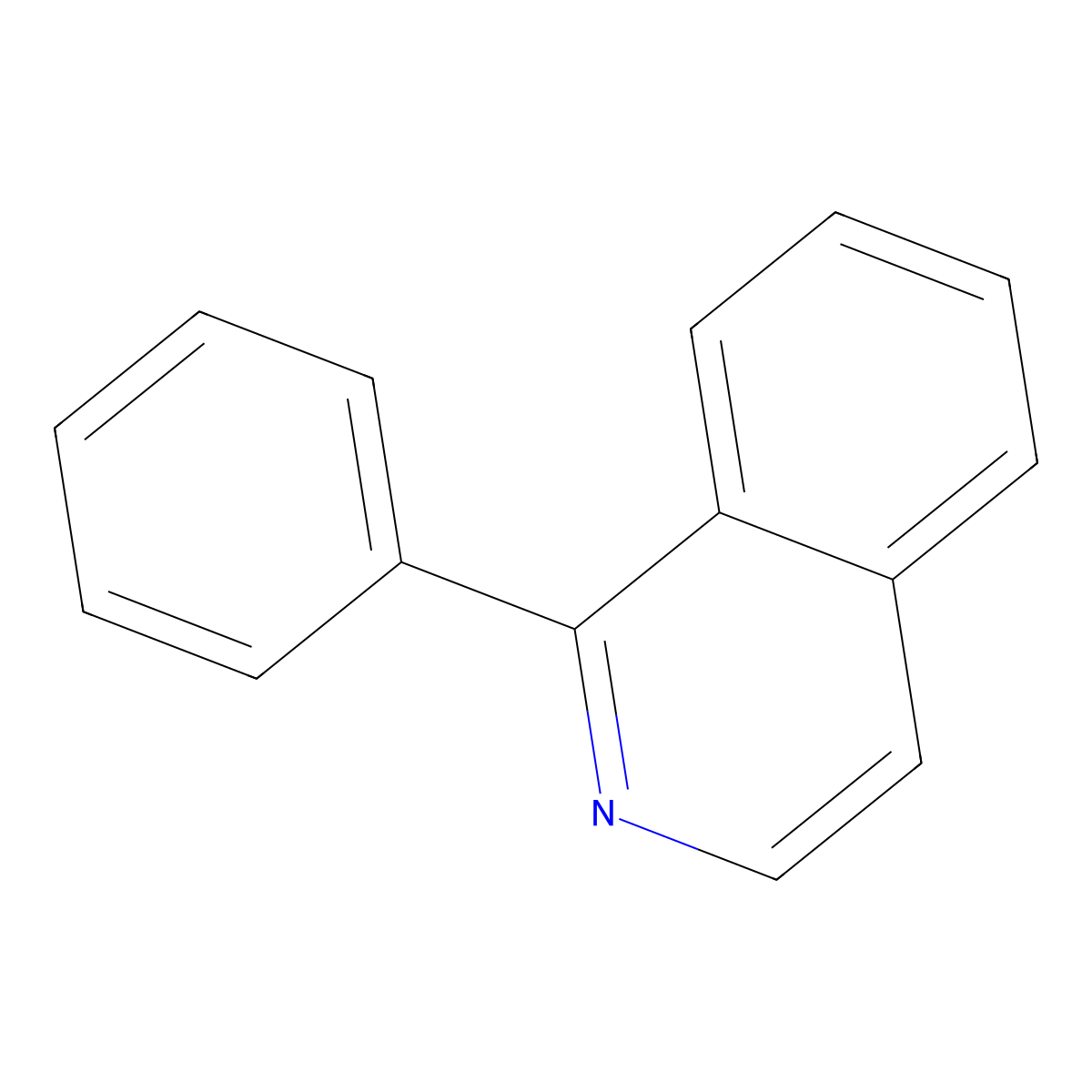1-Phenylisoquinoline molecular structure, CAS 3297-72-1