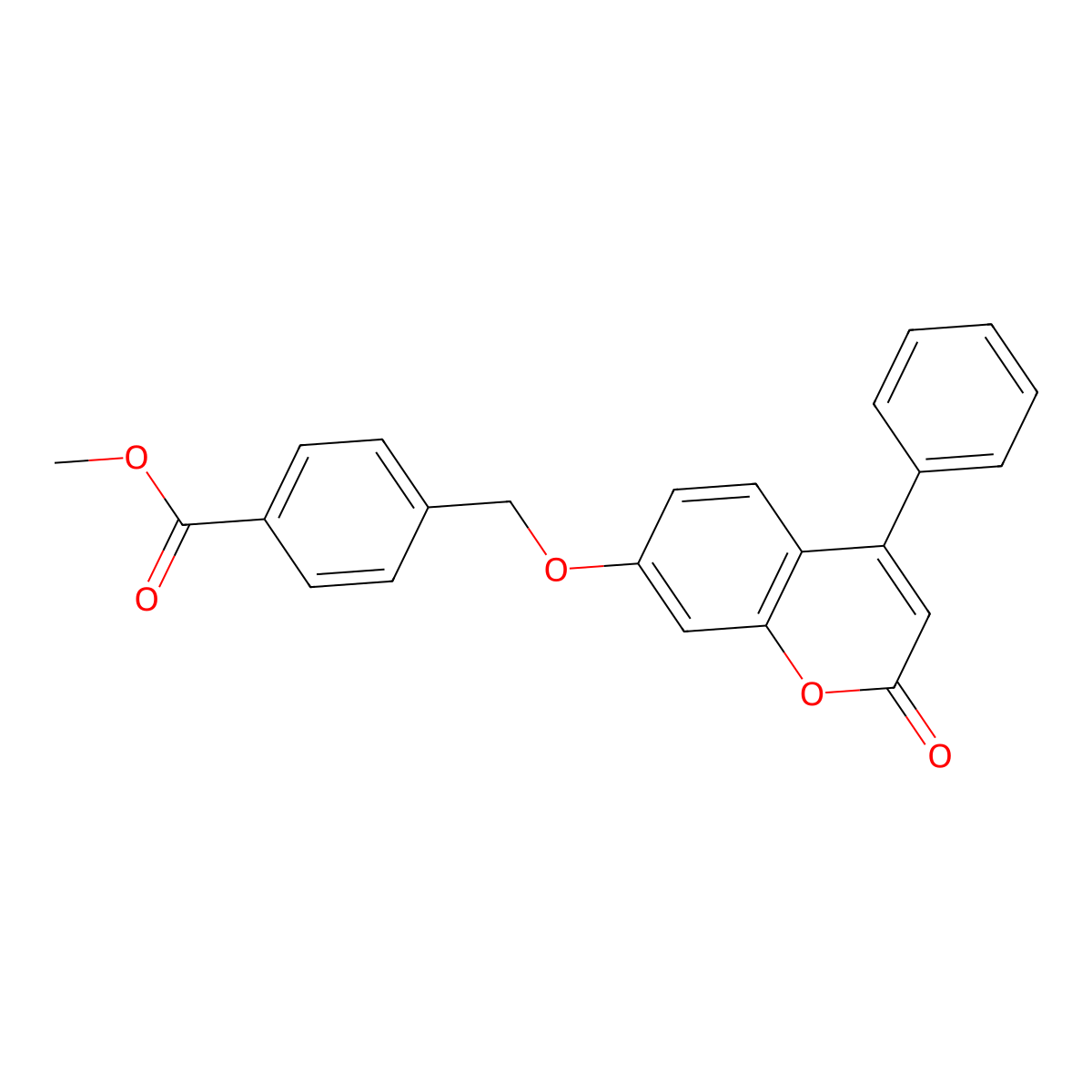methyl 4-{[(2-oxo-4-phenyl-2H-chromen-7-yl)oxy]methyl}benzoate molecular structure, CAS 329704-63-4