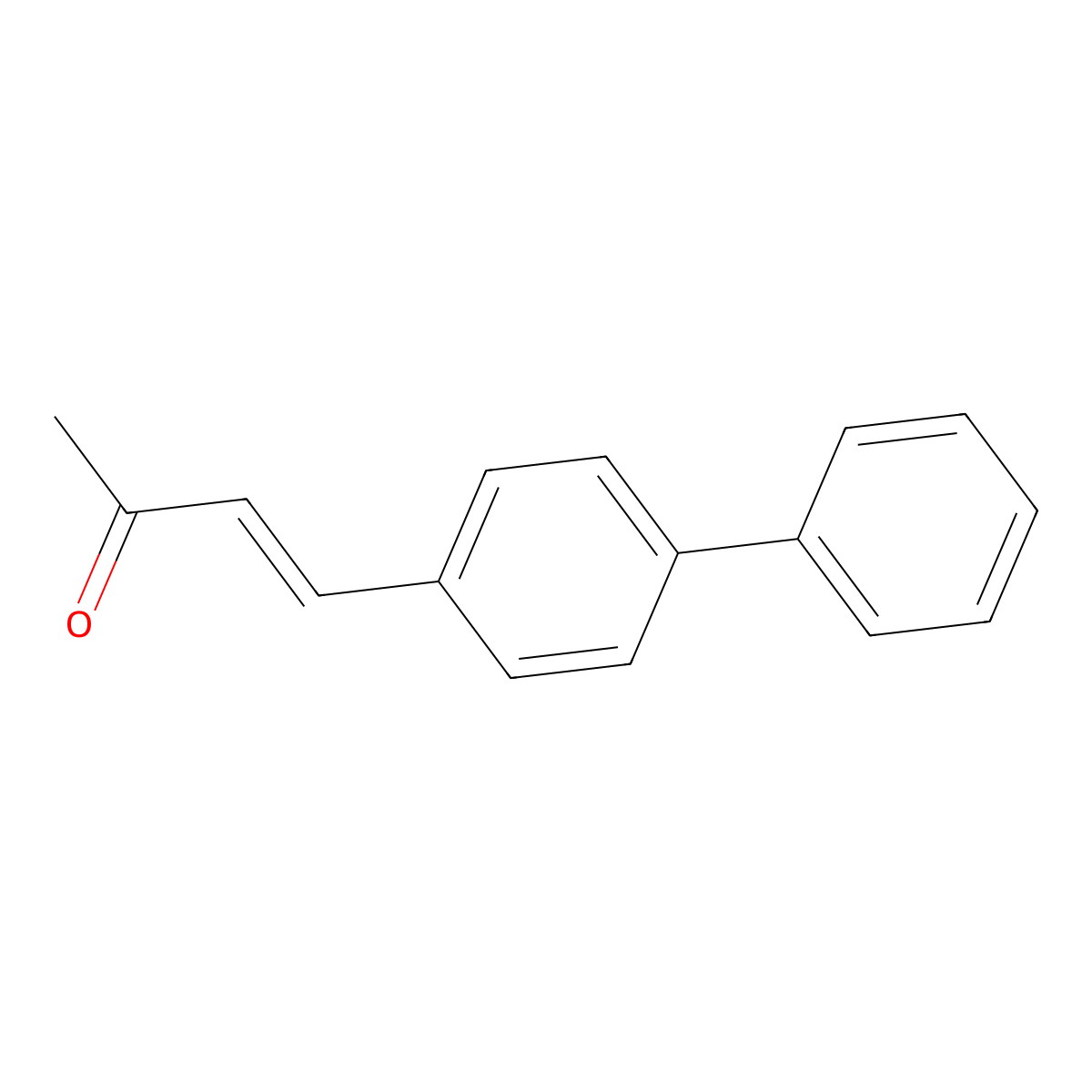 (3E)-4-(1,1'-Biphenyl)-4-yl-3-buten-2-one molecular structure, CAS 32979-83-2