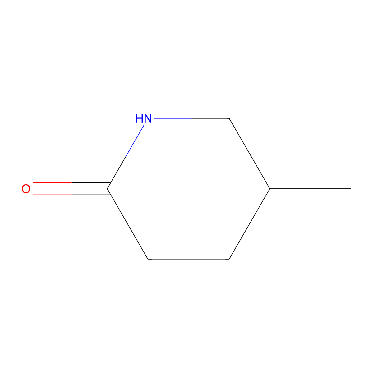 5-Methylpiperidin-2-one molecular structure, CAS 3298-16-6