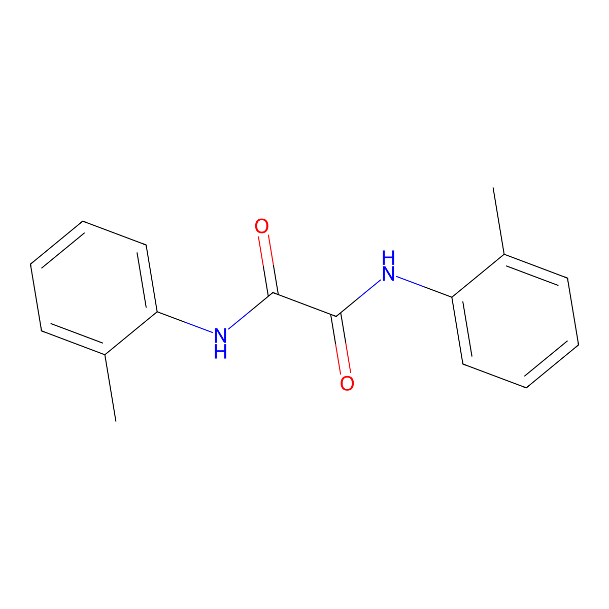 N,N'-DI(O-Tolyl)oxamide molecular structure, CAS 3299-62-5