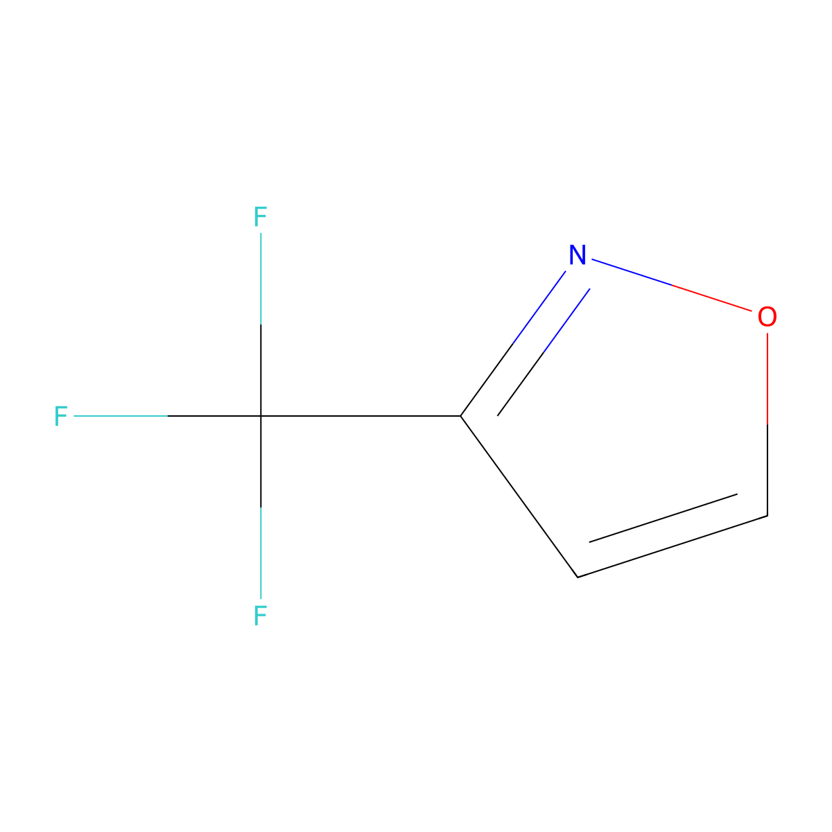 3-(Trifluoromethyl)isoxazole molecular structure, CAS 32990-29-7