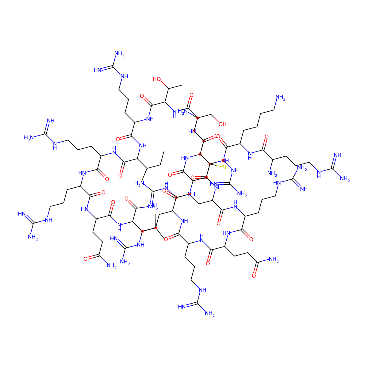 Gp91 ds-tat molecular structure, CAS 329902-61-6