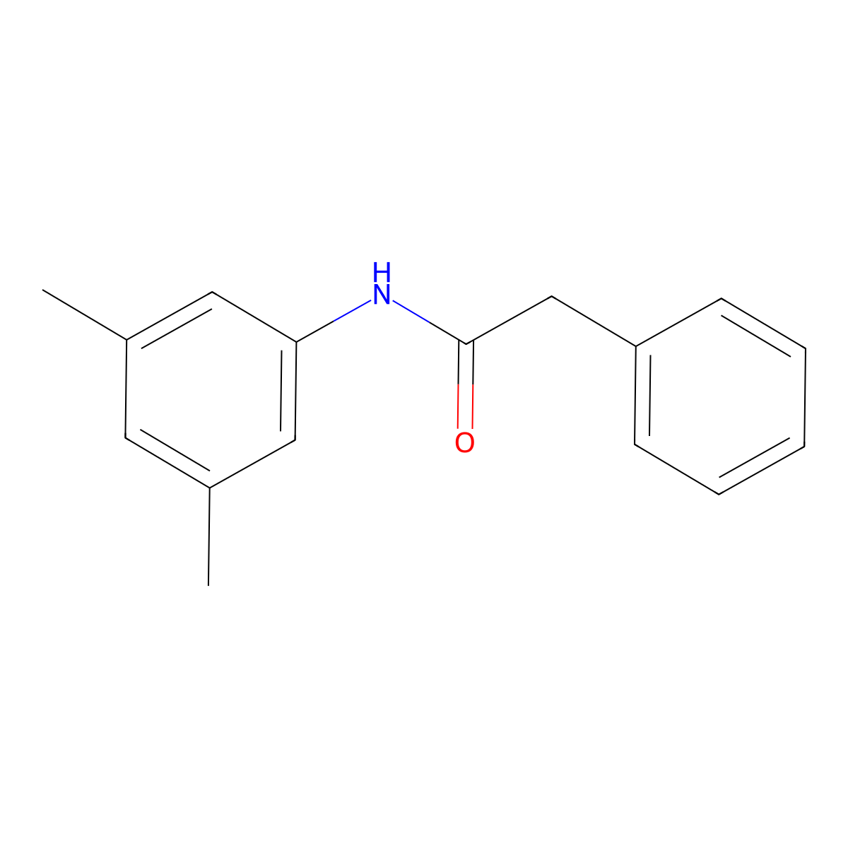 N-(3,5-Dimethylphenyl)-2-phenylacetamide molecular structure, CAS 329937-72-6