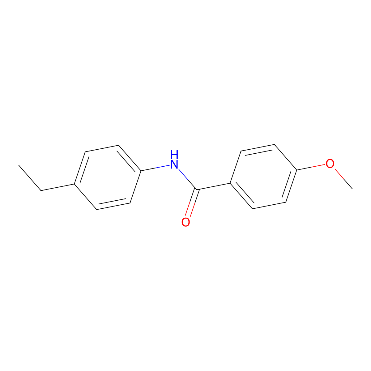 N-(4-ethylphenyl)-4-methoxybenzamide molecular structure, CAS 329938-99-0