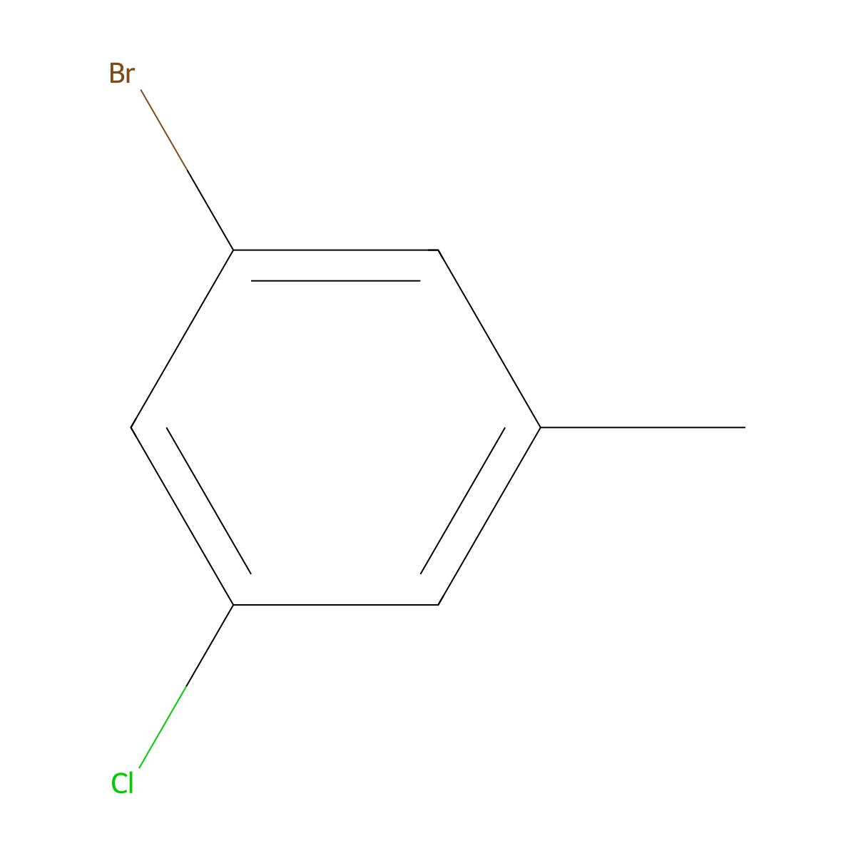 3-Bromo-5-chlorotoluene molecular structure, CAS 329944-72-1