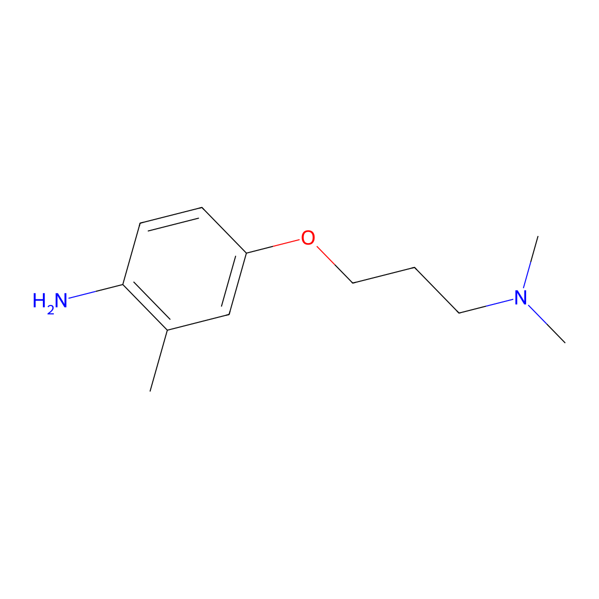 4-[3-(Dimethylamino)propoxy]-2-methylaniline molecular structure, CAS 329947-03-7