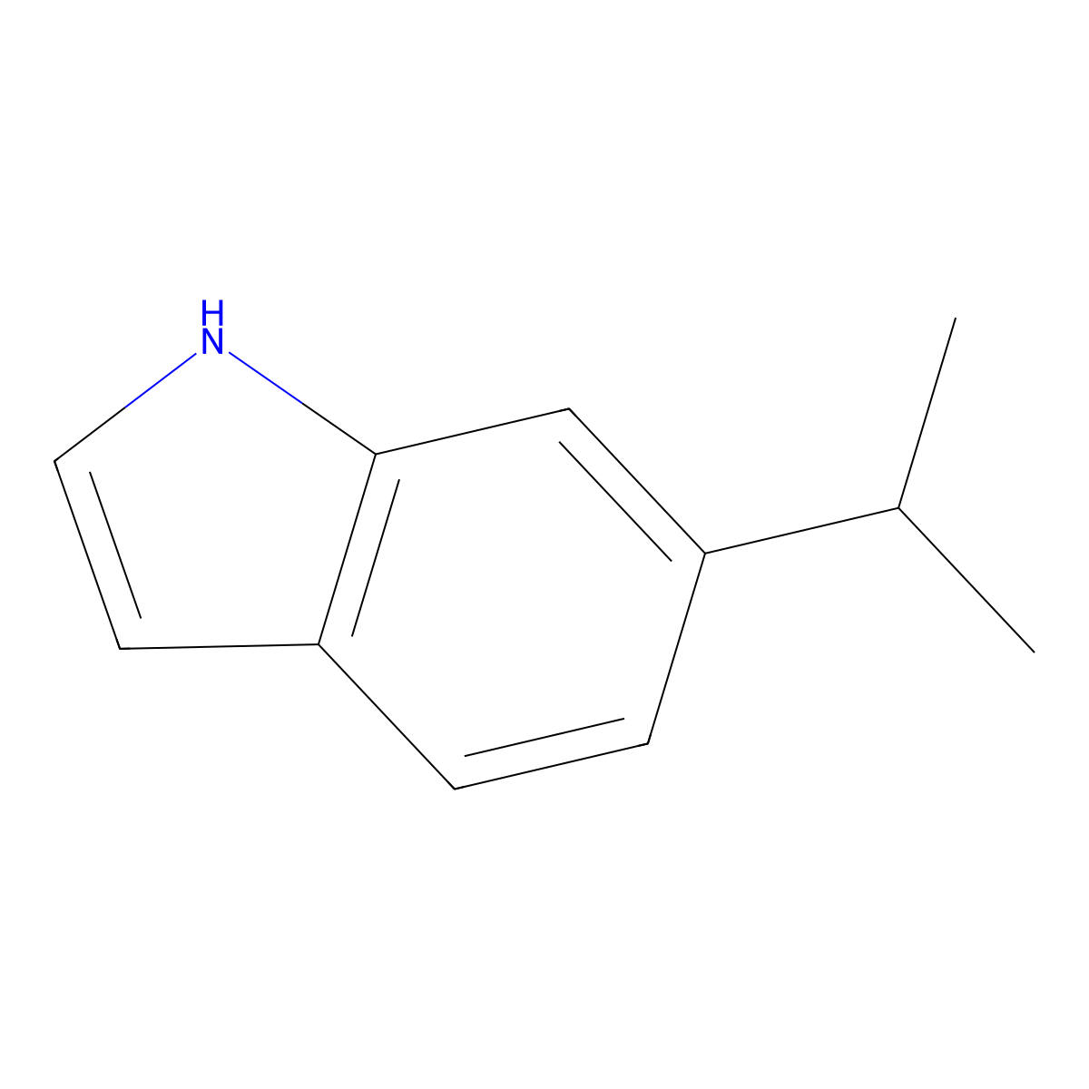 6-Isopropylindole molecular structure, CAS 32996-24-0