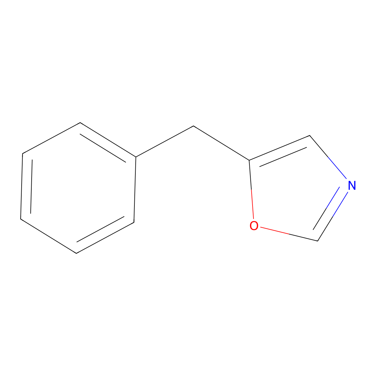 5-Benzyloxazole molecular structure, CAS 32999-00-1