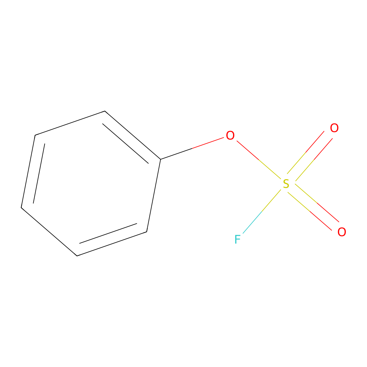 Phenyl fluoranesulfonate molecular structure, CAS 330-00-7