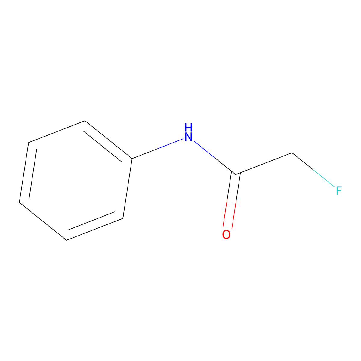 2-Fluoro-N-phenylacetamide molecular structure, CAS 330-68-7