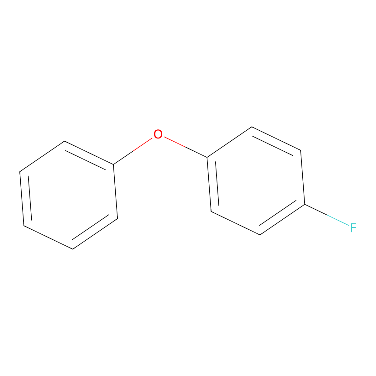 1-Fluoro-4-phenoxybenzene molecular structure, CAS 330-84-7