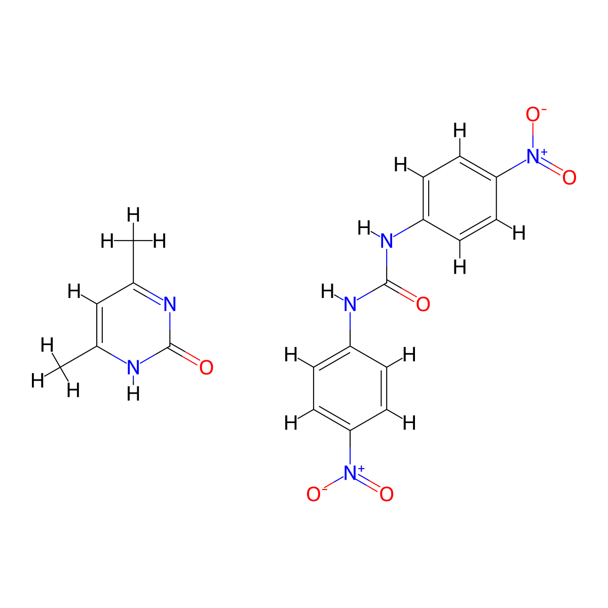 Nicarbazin molecular structure, CAS 330-95-0