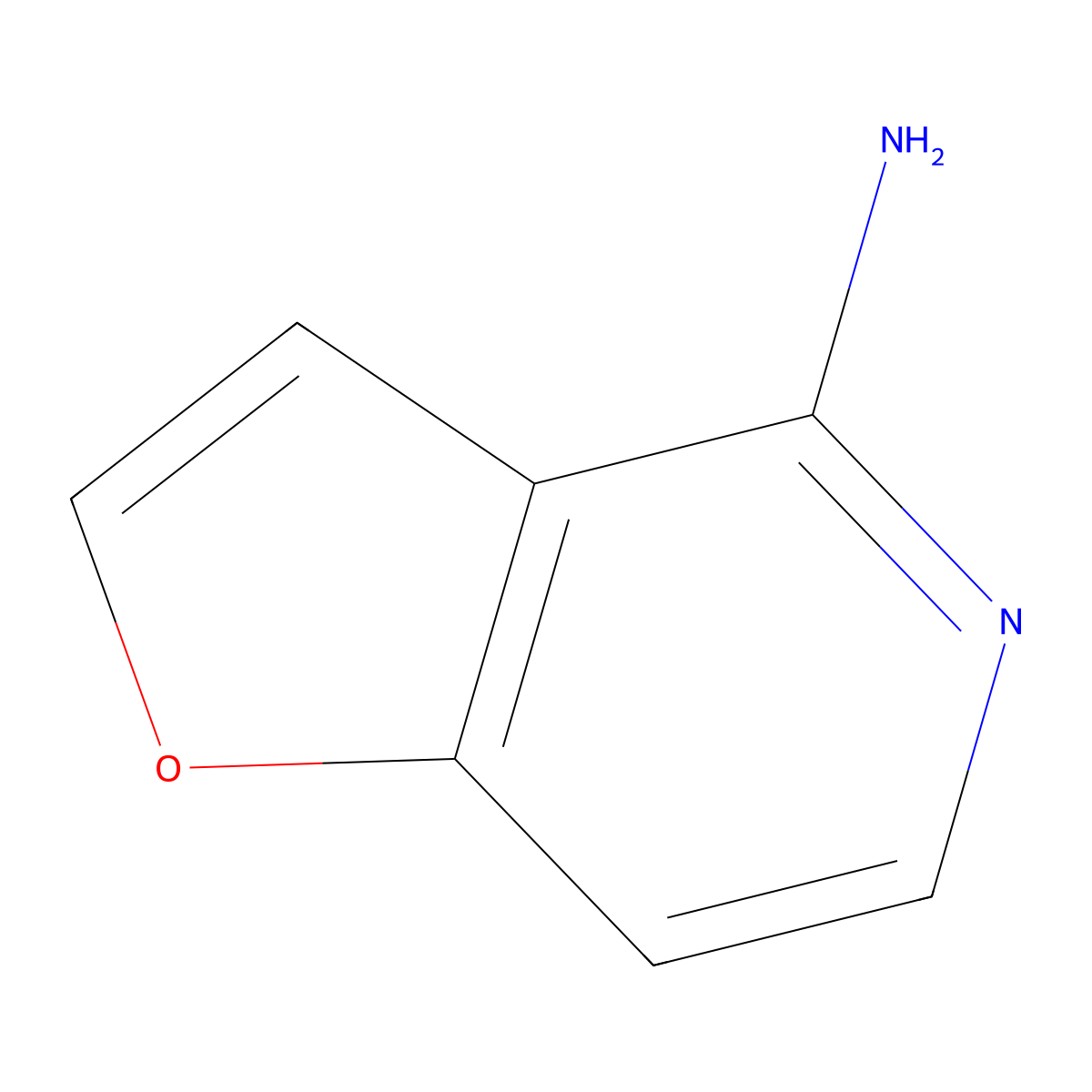 Furo[3,2-c]pyridin-4-amine molecular structure, CAS 33007-09-9