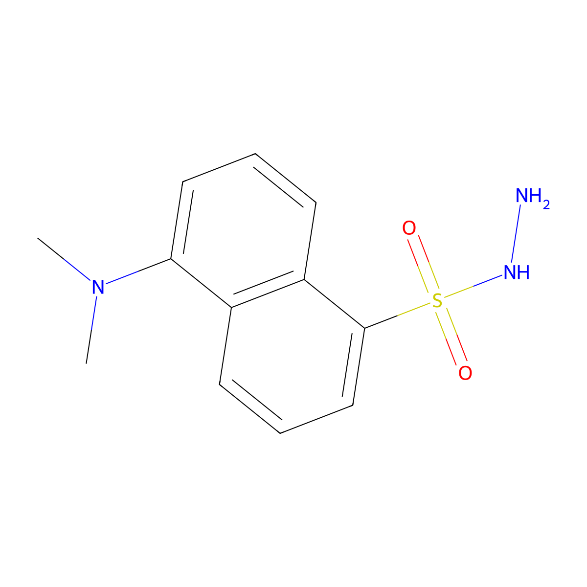 Dansylhydrazine molecular structure, CAS 33008-06-9