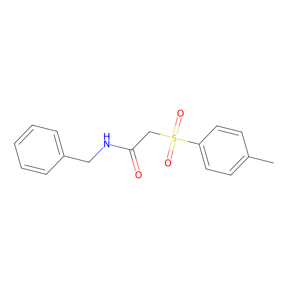 N-benzyl-2-tosylacetamide molecular structure, CAS 330173-08-5