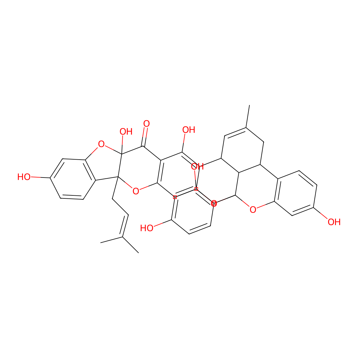 Cathayanin B molecular structure, CAS 330195-60-3