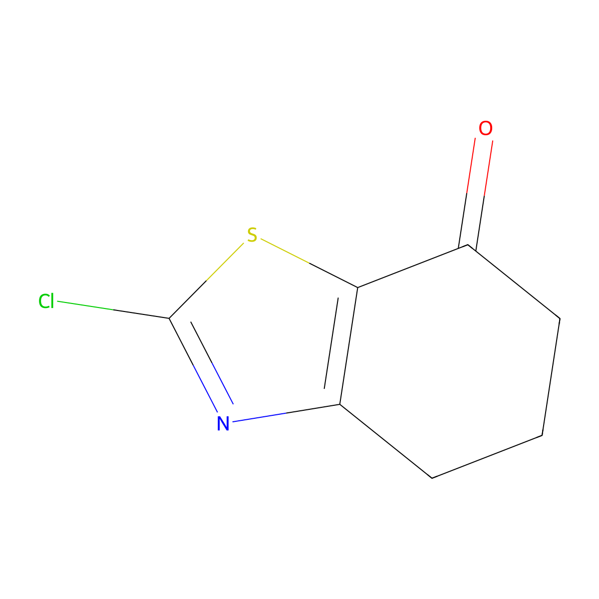 2-Chloro-5,6-dihydro-4H-benzothiazol-7-one molecular structure, CAS 330203-55-9