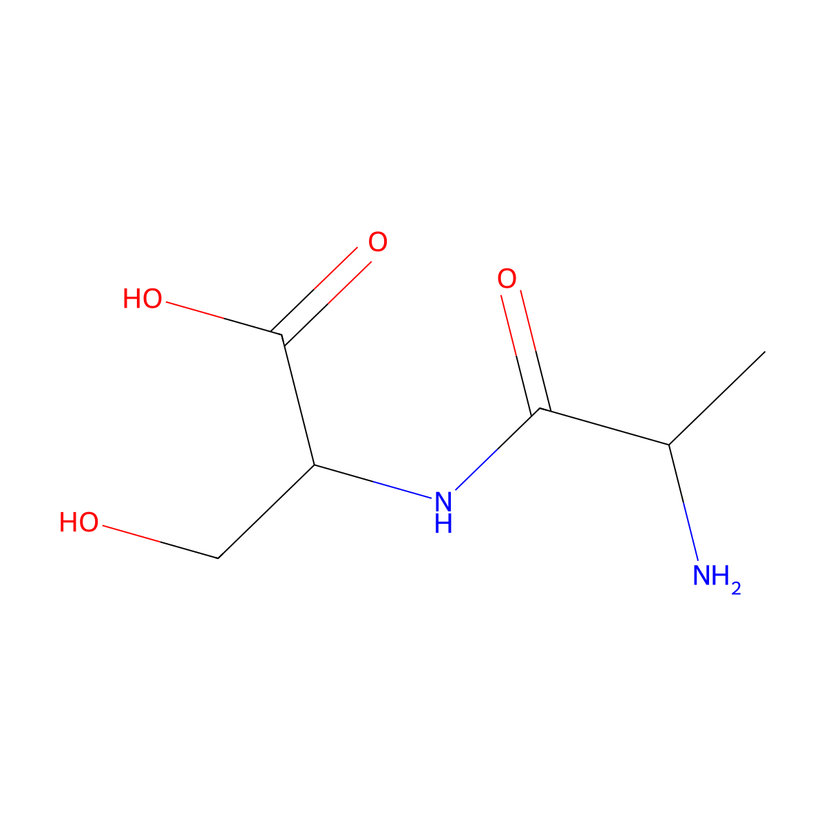 Ala-Ser molecular structure, CAS 3303-41-1