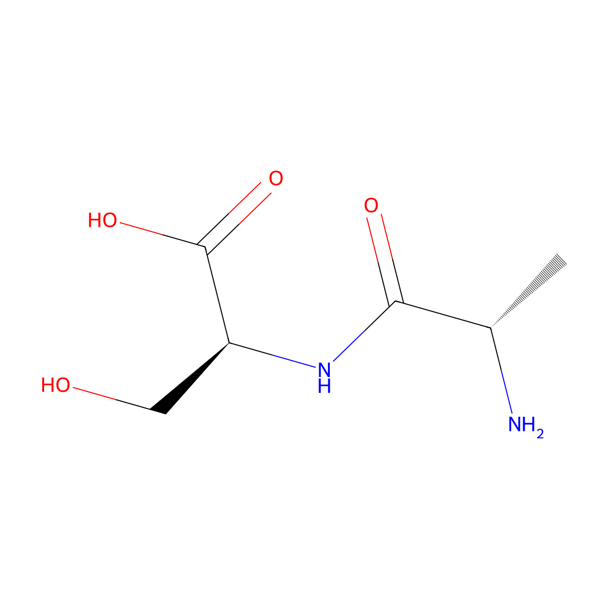 Ala-Ser molecular structure, CAS 3303-41-1