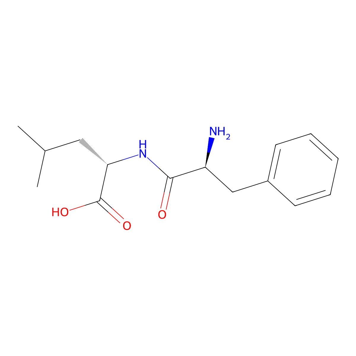 L-Phenylalanyl-L-leucine molecular structure, CAS 3303-55-7