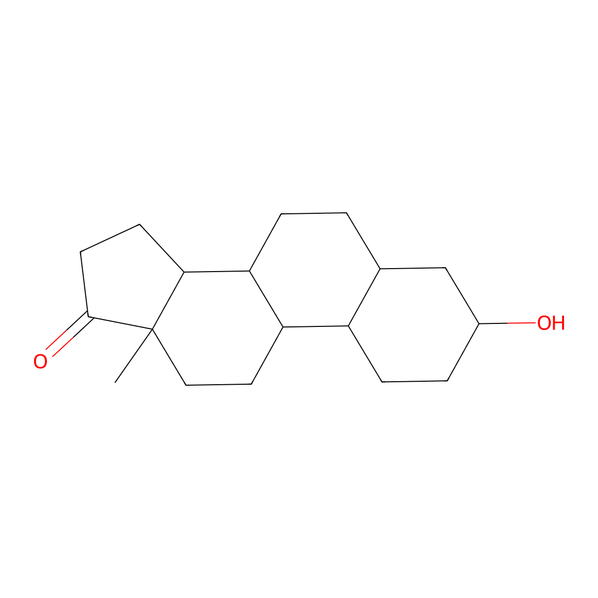 19-Noretiocholanolone molecular structure, CAS 33036-33-8
