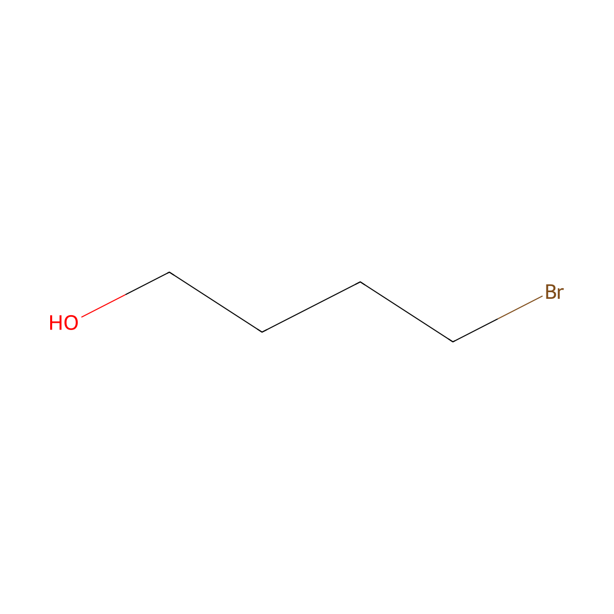 4-Bromobutanol molecular structure, CAS 33036-62-3