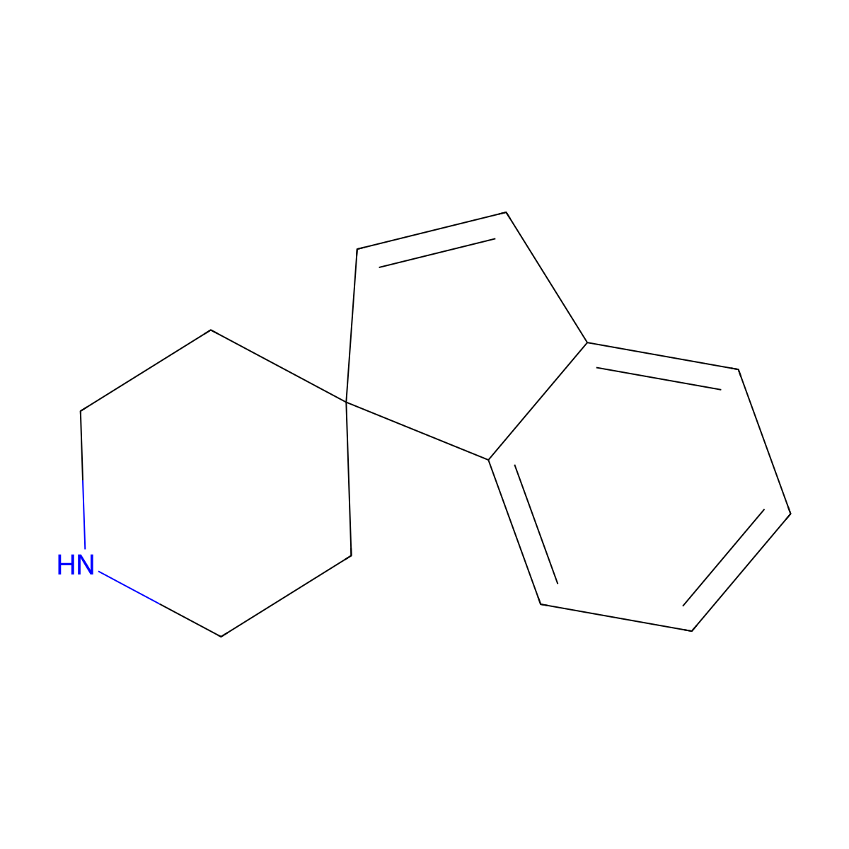 Spiro[indene-1,4'-piperidine] molecular structure, CAS 33042-66-9