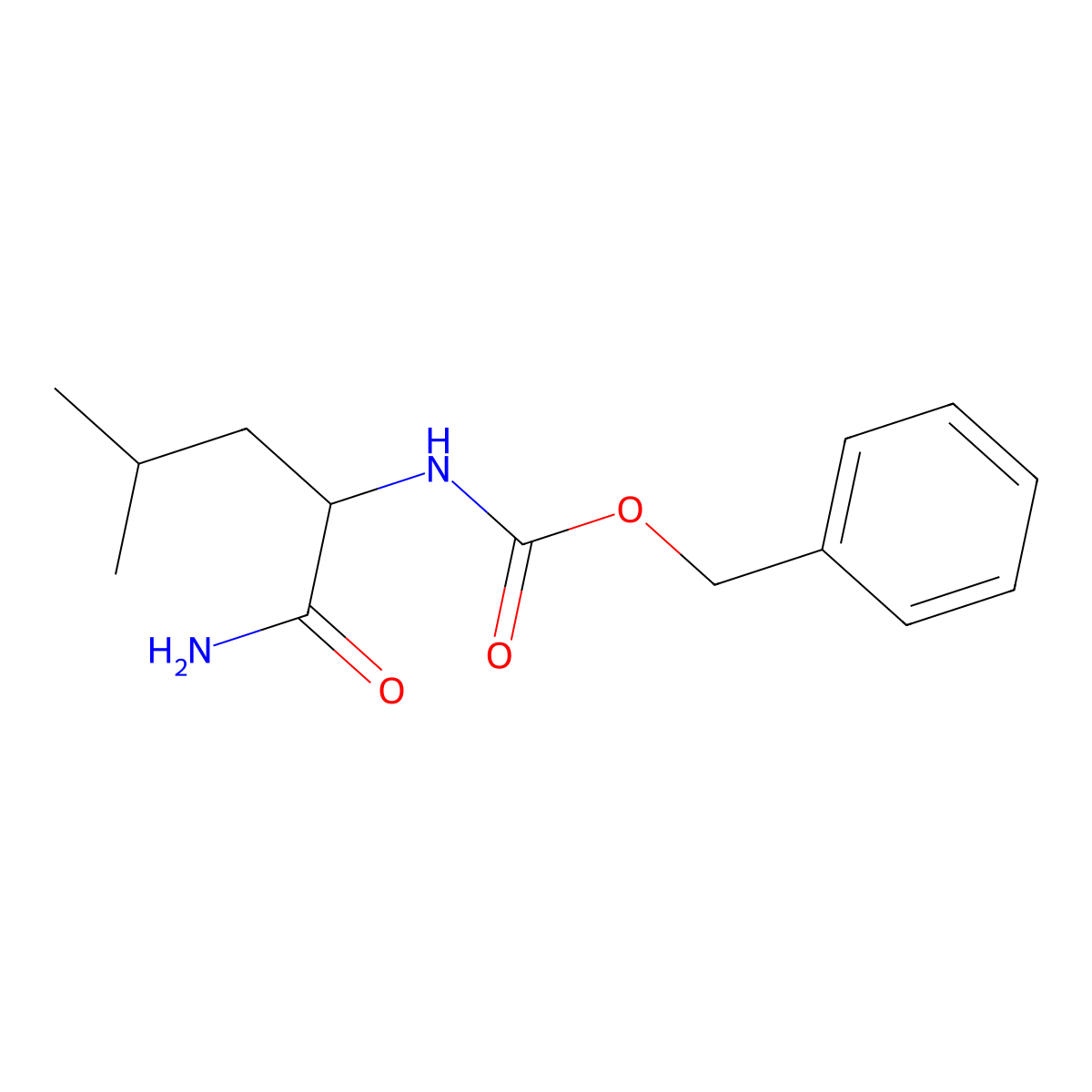 Z-Dl-leu-nh2 molecular structure, CAS 33042-97-6